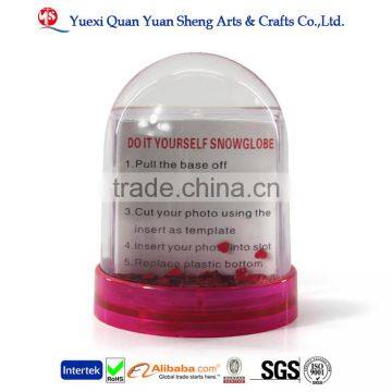Polyresin Custom Romantic Wedding Picture Insert Snow Globe photo-5
