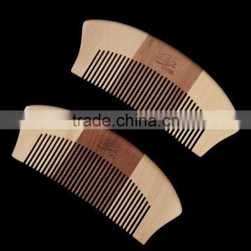 Wood Mustache Comb