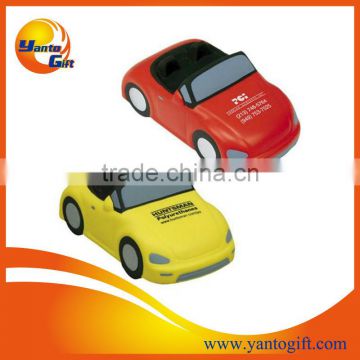 Custom logo printed pu stress car