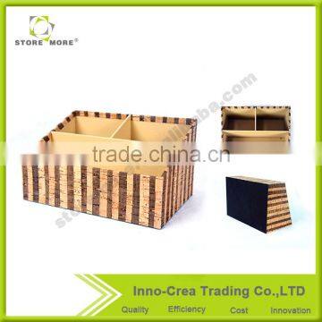 Store More Long Serve Life Wood Desktop Organizer