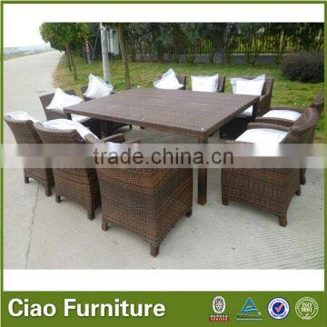 Kitchen Table Sets/hot Sell Rattan Living Dining Table and Chair Sets photo-4