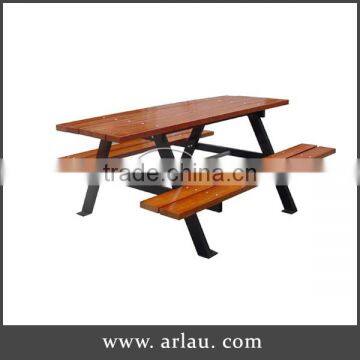 Arlau outdoor park teak patio table