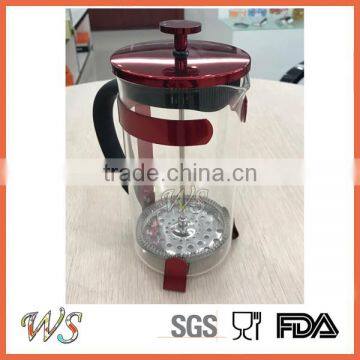 WSCHXX044 Wine-purple French Press Stainless Steel Coffee Maker French Coffee Press Mug photo-2