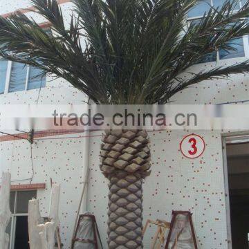 Home garden edging decorative 5ft to 16ft Height outdoor artificial green plastic palm trees EDS06 0840