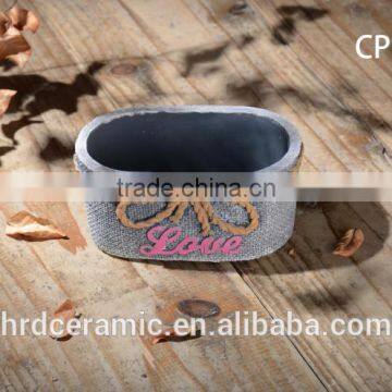 2016 Concrete Flower Plant Planter Colorful Decorative Cement Flower Pot photo-2