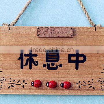 wooden doorplate wooden decorative doorplate