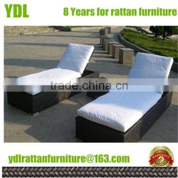 Youdeli rattan garden chaise lounge indoor outdoor furniture