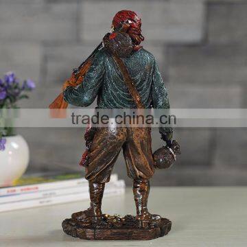 Polyresin Art Craft Caribbean Pirates Figurine for Sale photo-4
