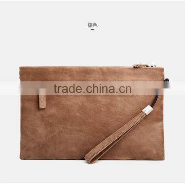 Genuine Leather Men's Wallet Clutch Bags Money phone Bags For Men Purse