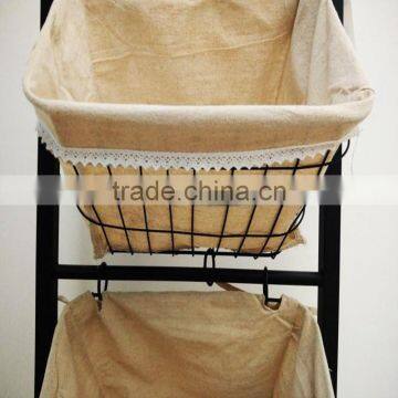 High Quality Metal Storage Holder Bedroom Kitchen Wire Storage Shelf photo-5