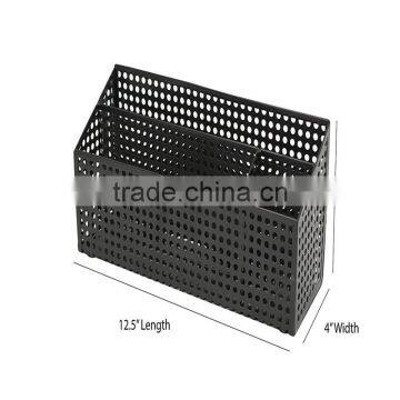 2017 Hot-selling Black Metal Mesh Desktop Mail Office Supplies Desk Organizer photo-2