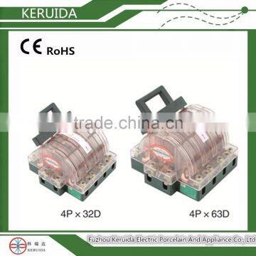 Porcelain Electric Knife Switch/single Throw/double Throw/2 Pole 3 Pole 4 Pole photo-4