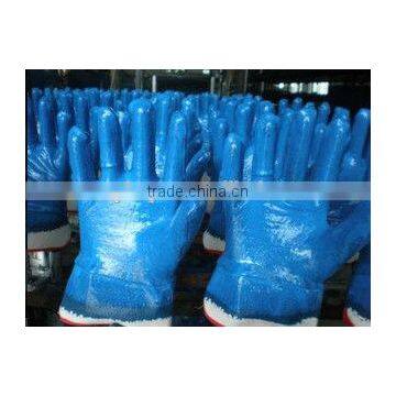Sunnyhope Blue Nitrile Safety Hand Polishing Gloves photo-3