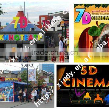 Guangzhou Zhuoyuan Entertainment 5D dynamic simulator truck mobile 9d cinema