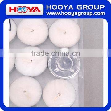 10G White Round Party Candle With Base
