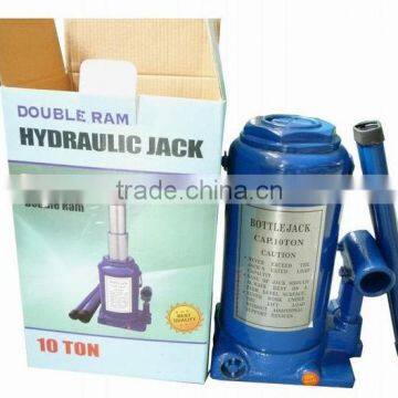 30Ton Efficiently Double Ram Bottle Jack With Wide Base photo-6