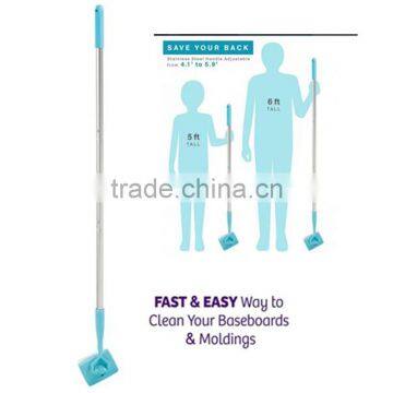 Baseboard Buddy Extendable Microfiber Duster Flexible Cleaning Tool photo-6