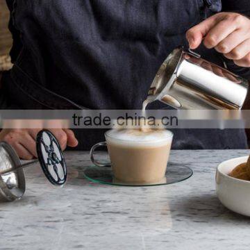 400ml/500ml Stainless Steel Milk Frother Double Mesh Milk Foamer DIY Coffee Maker for Cappuccino photo-3