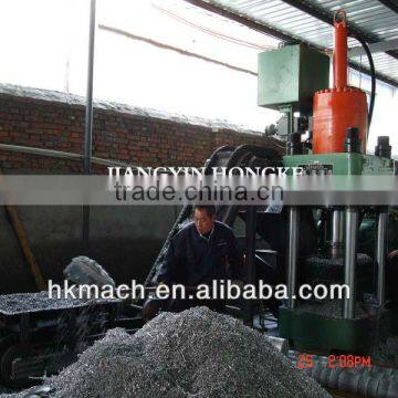 Metal scrap compactor