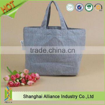 China Blue Color Cotton Handled Shopping Bag Manufacture photo-1
