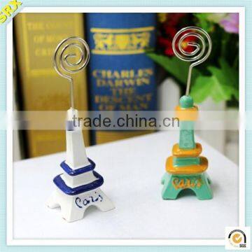 Fahion MINI TOWER photo Memo clip holder/OEM memo clip holder/OEM plastic memo clip supplier