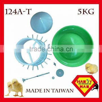 Adjustable Feed Flow Plastic Gear Box Feeder With Plastic Hopper Lid Large Poultry Feeder photo-5