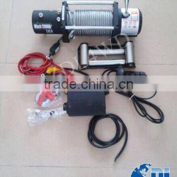 4wd Auto Winch 12000lb Portable Electric Winch Small Electric Winch With Wire Rope