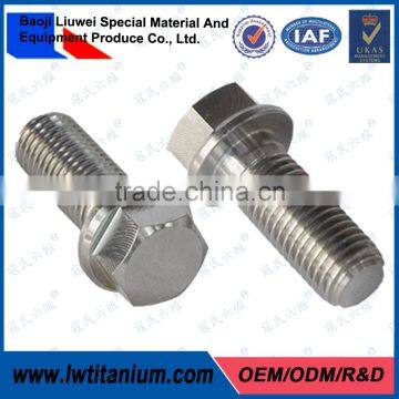 DIN6921 Gr2 M10x65 Titanium Flange Head Bolt