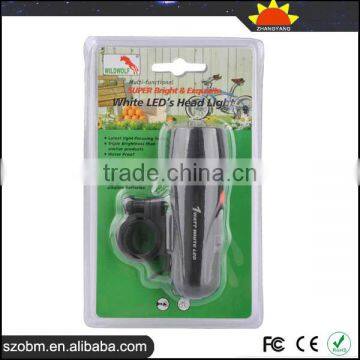 Trade Assurance Wholesale Bicycle Light 1W 45lm 3 Mode Bicycle Headlight Bike Led Light photo-6