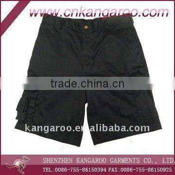 Black Men TC twill water repellent transit cargo short pants