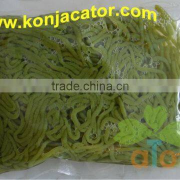 Japanese Diet Foods Manufacturer Instant Noodles Konjac Angel Hair With Spinach photo-2