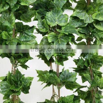 Top Quliaty Artificial Grape Garland Grape Leaves Hanging Vine