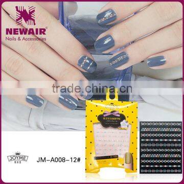 New Air Metallic Nail Art Sticker