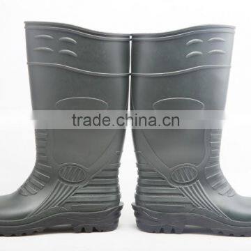 CSA Impact and Penetration Resistance PVC Waterproof Gumboots Safety Rain Boots
