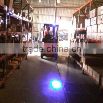 10w 9-110v led blue safety light forklifts headlights