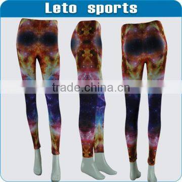 sublimation print yoga pants for women compression