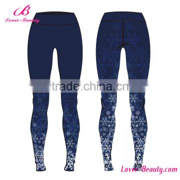 92% Polyester 8% Spandex Womens Leggings Printed