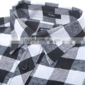 Man Flannel Shirts Casual Checks Flannel Shirts Double Brushed Flannel Shirt for Man photo-3