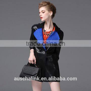 New Arrival Fashion Women Waterproof pu Sexy Leather Jackets Customized photo-4