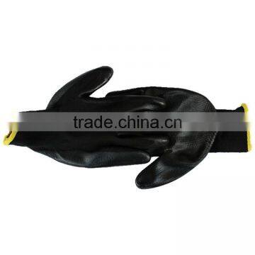 GZY 2016 Wearproof and High Oilproof Lightweight Black Nitrile Gloves