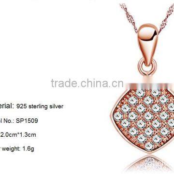 Christmas Gift Pendant 925 Sterling Silver Pendant Necklace Wholesale 2016 photo-3