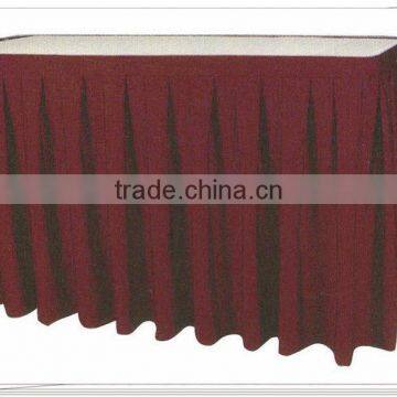 Latest Fashion Satin Table Skirt photo-4