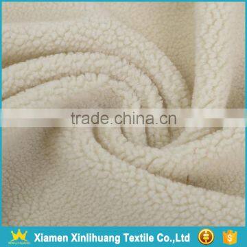 China Manufacturer Knitted 100% Polyester Sherpa Fabric for Sale photo-2