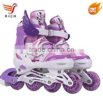 Single-row 4 Wheel Roller Skate Shoes Quad Skating Sports photo-3