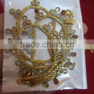 SIDE TIKA POLKI GOLD PLATED BEADS Hair Accessory photo-4