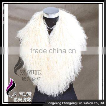 CX-A-52R Women Fashion Real Mongolian Detachable Fur Collares photo-2