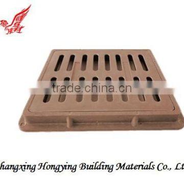 Plastic composite drainage manhole cover