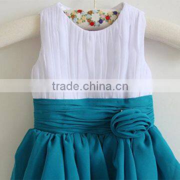 New Arrival Baby Clothes Wholesale Hot Sale Chiffon Cheap 2017 Children's Boutique Sleeveless Summer Baby Girl Clothes Dress photo-2