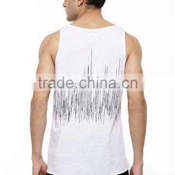 Fashion Pulse Print Vest Wholesale Sleeveless Hoodie Stringer Vest photo-2