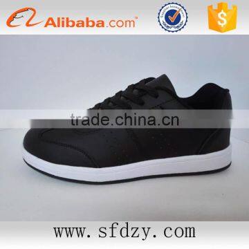 Best quality casual shoes men leather lace-up sneakers shoes footwear